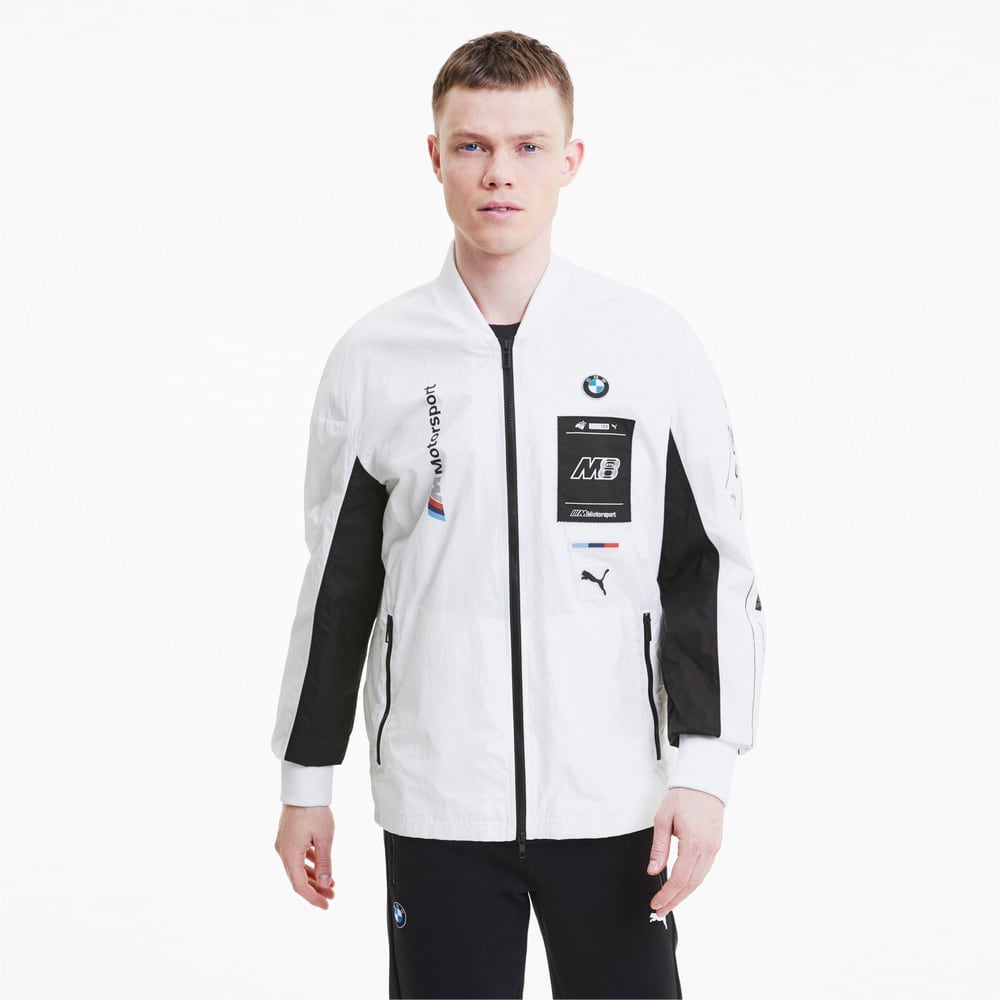 puma bmw jacket white