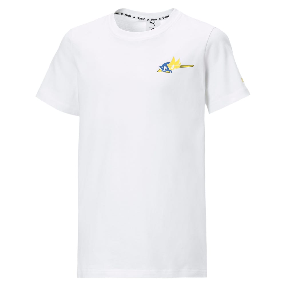 Puma X Sonic Cocuk T Shirt Beyaz Puma Puma Turkiye Resmi Alisveris Sitesi