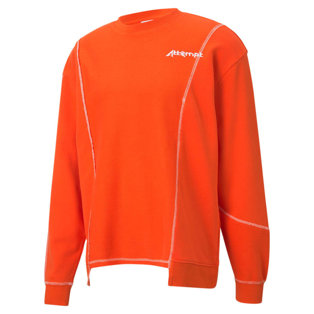 Puma X Attempt Deconstructed Bisiklet Yaka Erkek Sweatshirt Kirmizi Puma Puma Turkiye Resmi Alisveris Sitesi