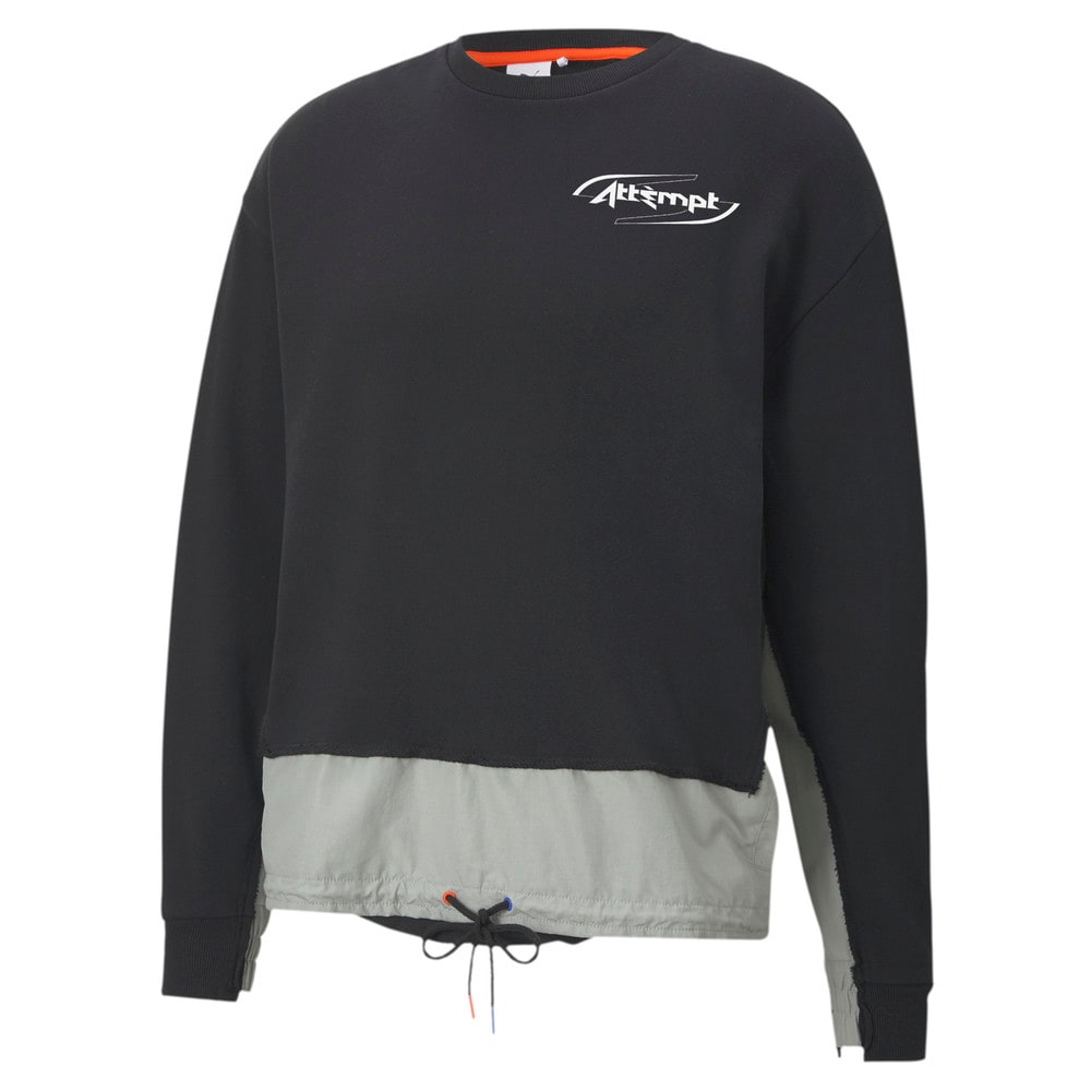 Puma X Attempt Bisiklet Yaka Erkek Sweatshirt Siyah Puma Puma Turkiye Resmi Alisveris Sitesi