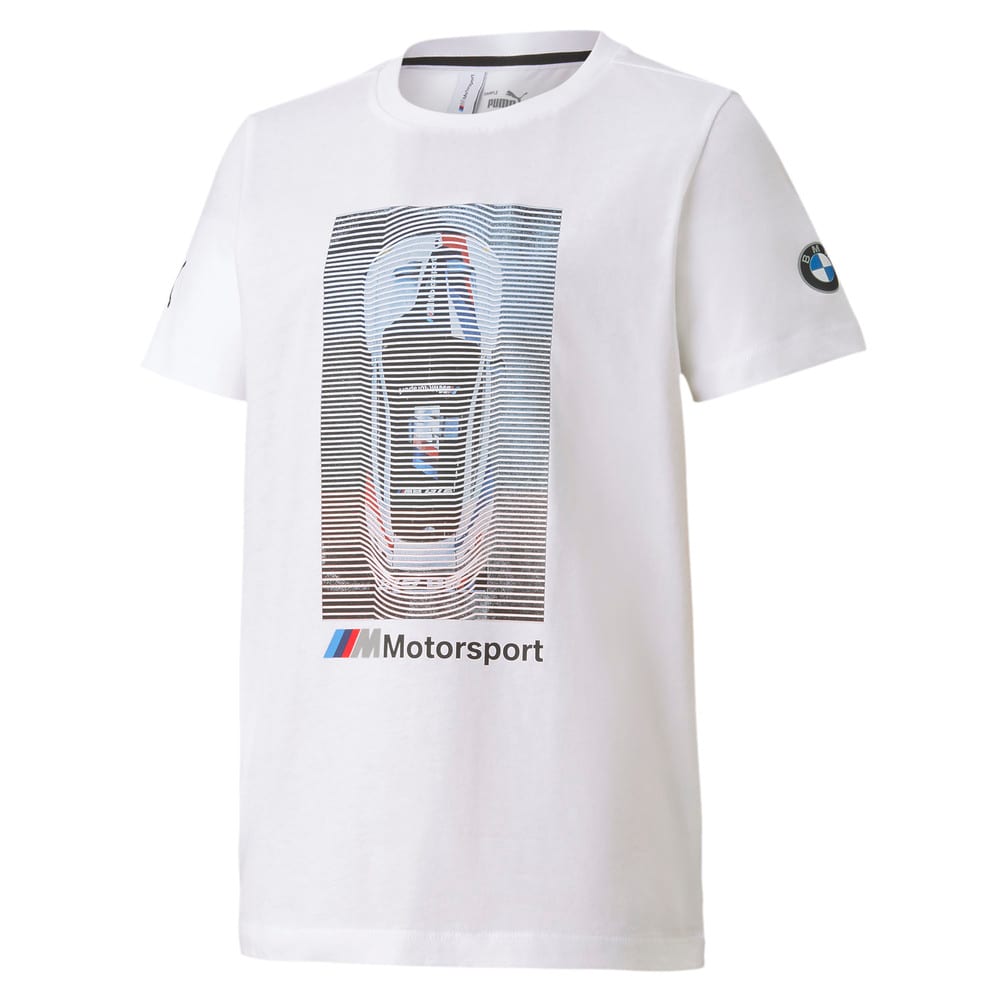 Bmw M Motorsport Graphic Cocuk T Shirt Beyaz Puma Puma Turkiye Resmi Alisveris Sitesi
