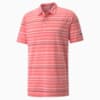 Image Puma MATTR Fine Striped Men's Golf Polo Shirt #1