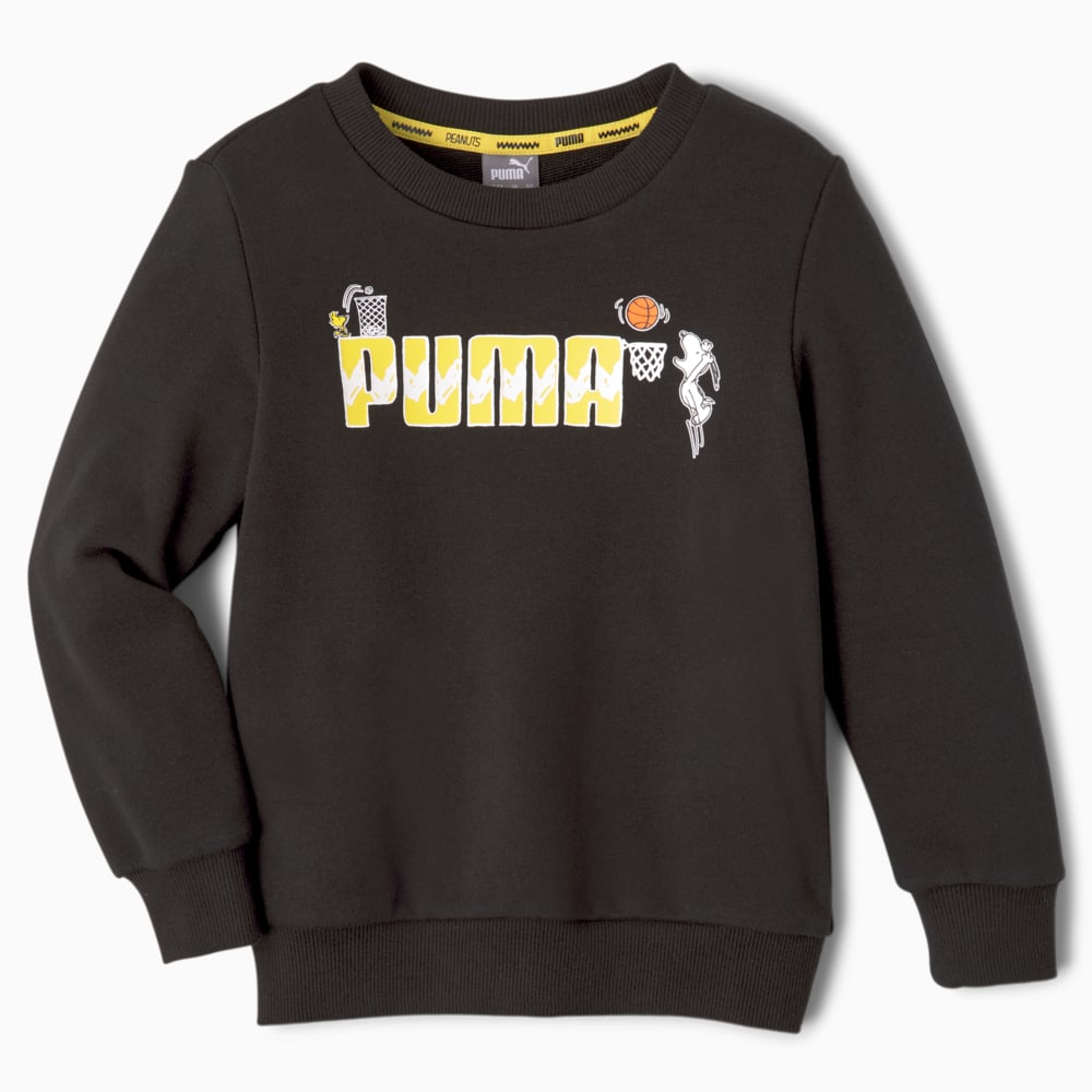 Изображение Puma Детская толстовка PUMA x PEANUTS Crew Neck Kids' Sweater #1