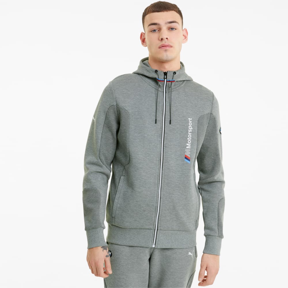 Зображення Puma Толстовка BMW M Motorsport Hooded Men's Sweat Jacket #1: Medium Gray Heather