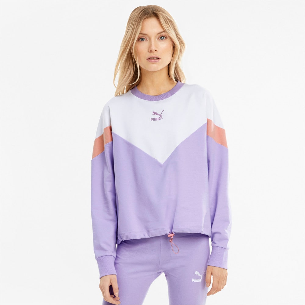 iconic mcs kisa kesim bisiklet yaka kadin sweatshirt