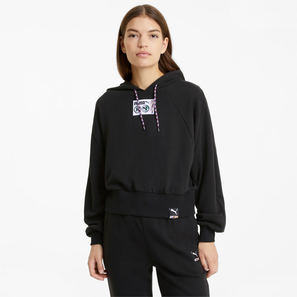 Зображення Puma Толстовка PUMA International Women's Hoodie #1: Puma Black