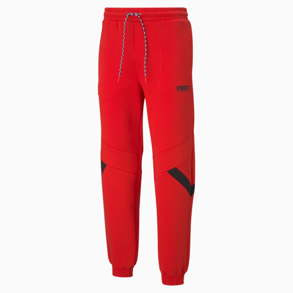 Puma red hot sale track pants