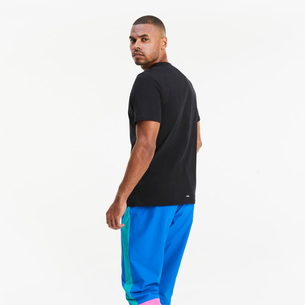 Зображення Puma Футболка Parquet Street Graphic Men's Basketball Tee #2: Puma Black