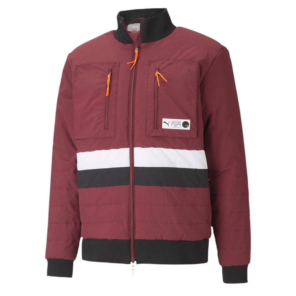 Parquet Basketbol Puffer Erkek Ceket Kirmizi Puma Puma Turkiye Resmi Alisveris Sitesi