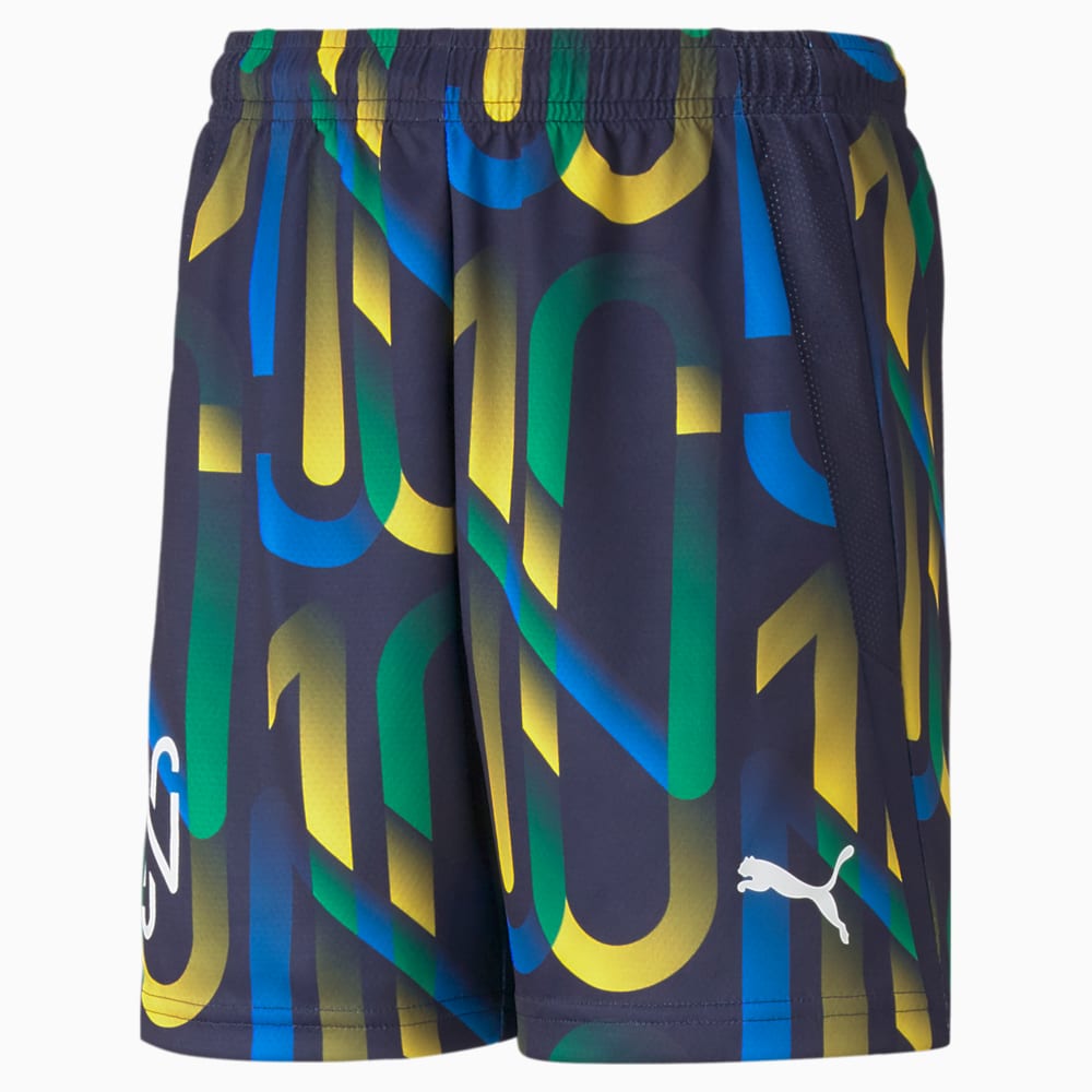Зображення Puma Дитячі шорти Neymar Jr Future Printed Youth Football Shorts #1: Peacoat-Dandelion