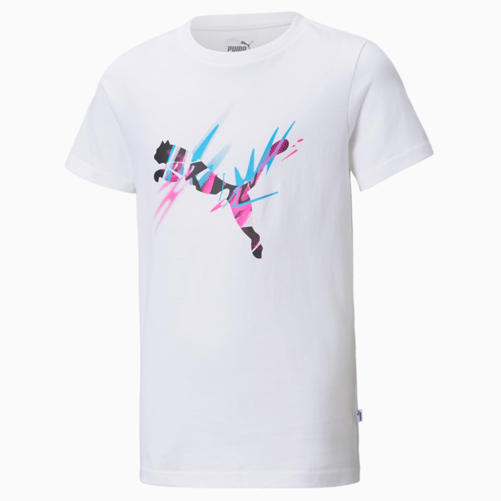 Зображення Puma Дитяча футболка Neymar Jr Creativity Youth Tee #1: Puma White