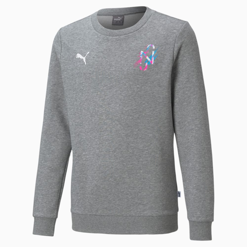 Зображення Puma Дитяча толстовка Neymar Jr Creativity Crew Neck Youth Sweater #1: Medium Gray Heather