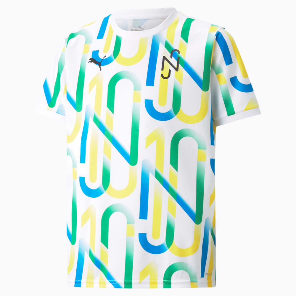 Зображення Puma Футболка Neymar Jr Graphic Youth Jersey #1: Puma White