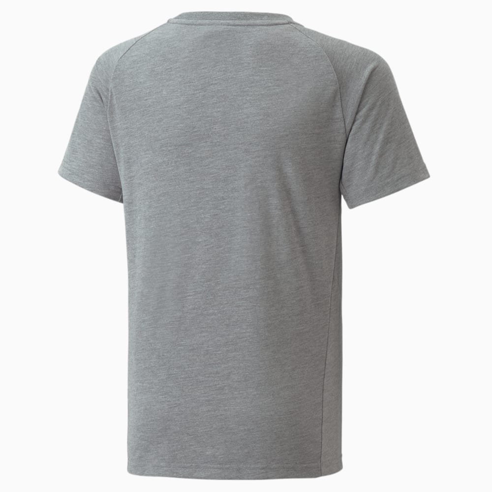 

PUMA - Детская футболка Neymar Jr Evostripe Youth Tee – Medium Gray Heather –, Серый