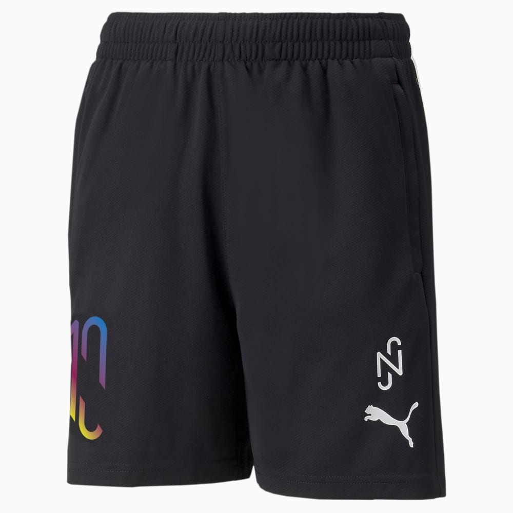 Изображение Puma Детские шорты Neymar Jr Thrill Youth Football Training Shorts #1: Puma Black