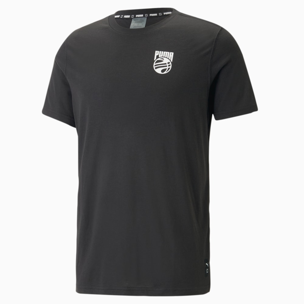 Изображение Puma Футболка Posterize Basketball Tee Men #1: Puma Black