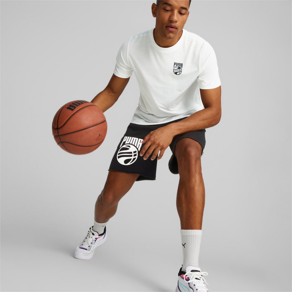 Изображение Puma Футболка Posterize Basketball Tee Men #1: Puma White