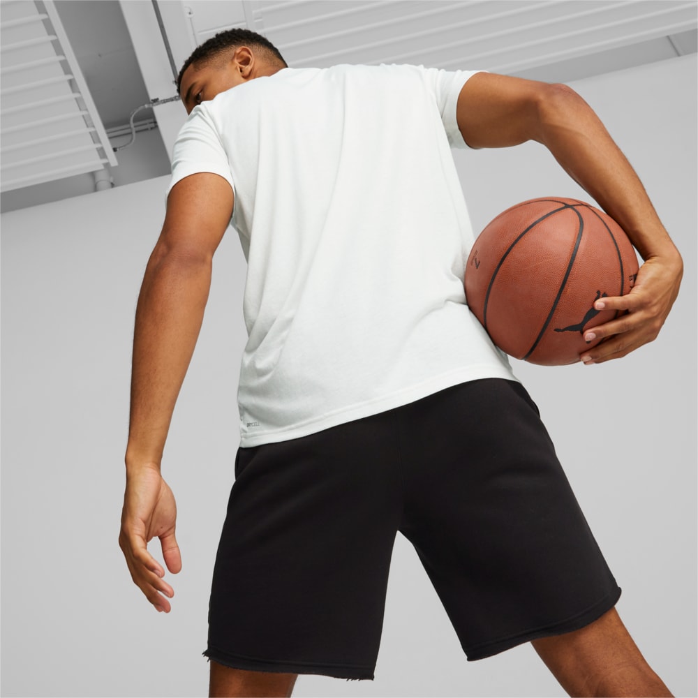 Изображение Puma Футболка Posterize Basketball Tee Men #2: Puma White