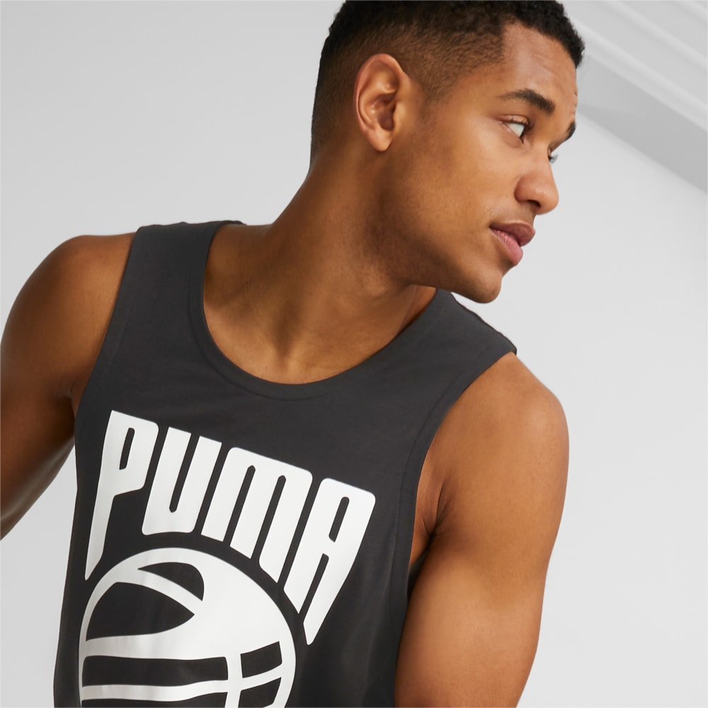 Изображение Puma Майка Posterize Basketball Tank Top Men #2: Puma Black