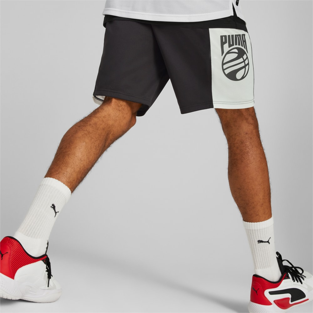 Imagen PUMA Shorts de basketball para hombre Posterize #2