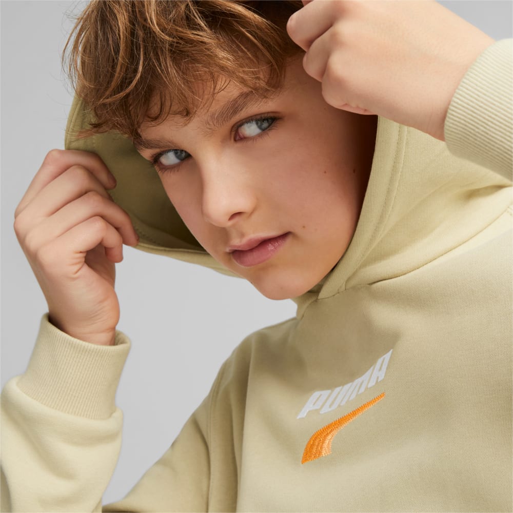 Изображение Puma Детская толстовка Downtown Hoodie Youth #2: Granola