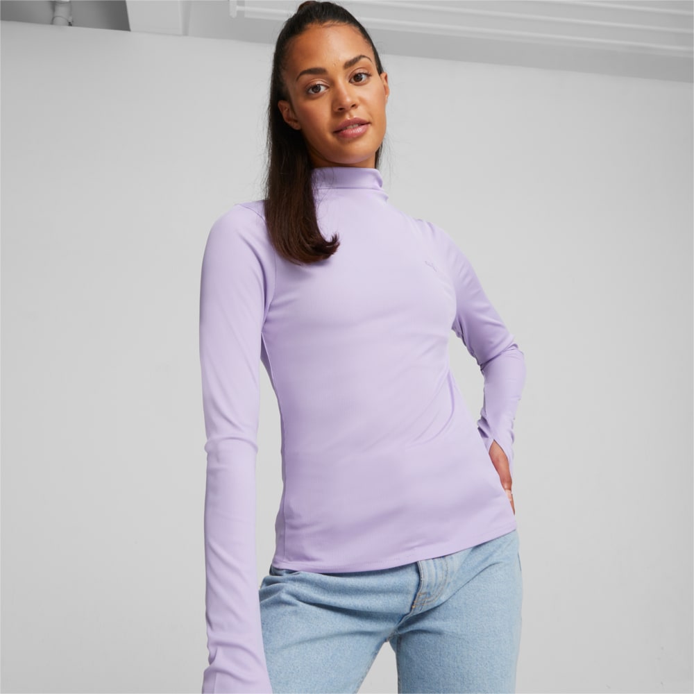 Зображення Puma Лонгслів YONA Women’s Long Sleeve Tee #1: vivid viola