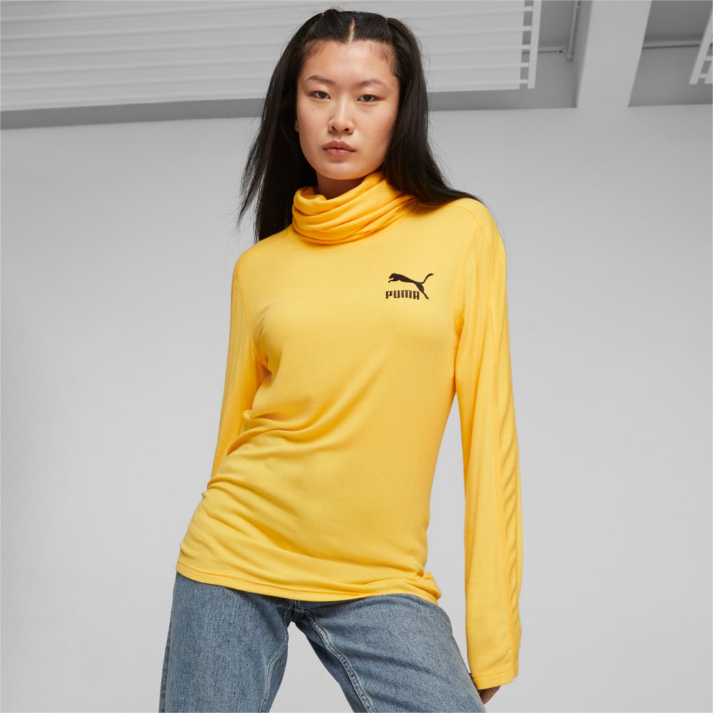 Зображення Puma Лонгслів LUXE SPORT T7 Long Sleeve Tee #2: Yellow Sizzle