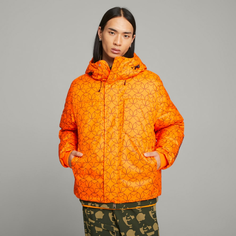 Изображение Puma Куртка PUMA x PLEASURES Men’s Puffer Jacket #1: Orange Glo