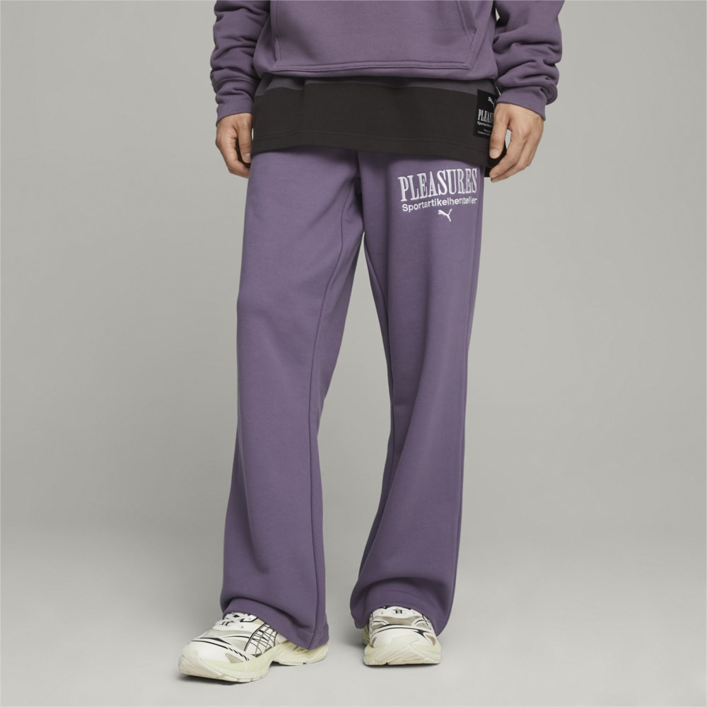 Изображение Puma Штаны PUMA x PLEASURES Men’s Sweatpants #1: Purple Charcoal