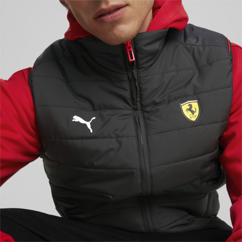 Scuderia Ferrari Race Men's Padded Vest | Black | Puma | Sku: 620939_01
