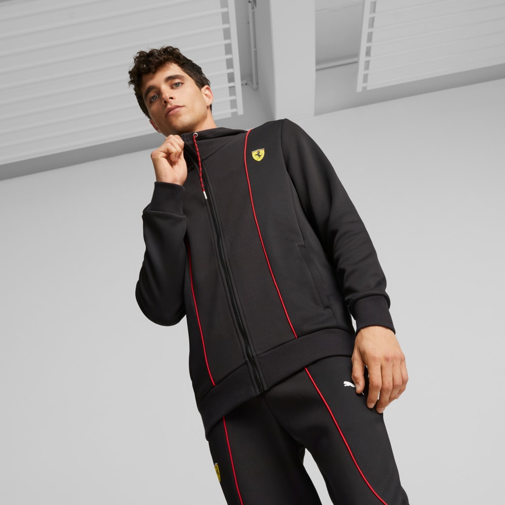 Изображение Puma Куртка Scuderia Ferrari Race HDD Sweat Jacket #1: Puma Black