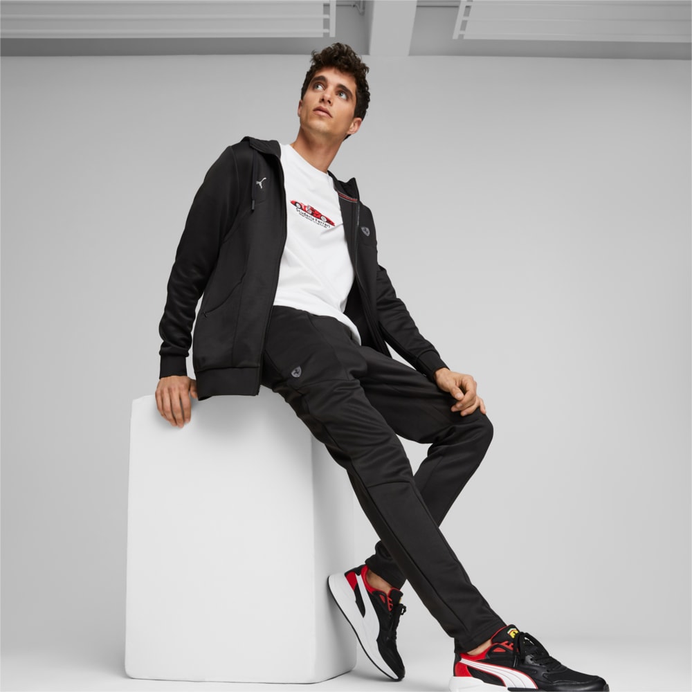 Изображение Puma Куртка Scuderia Ferrari Style Hooded Sweat Jacket #2: Puma Black