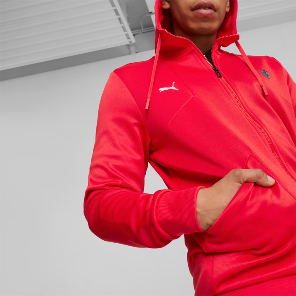 Puma ferrari red hoodie cheap