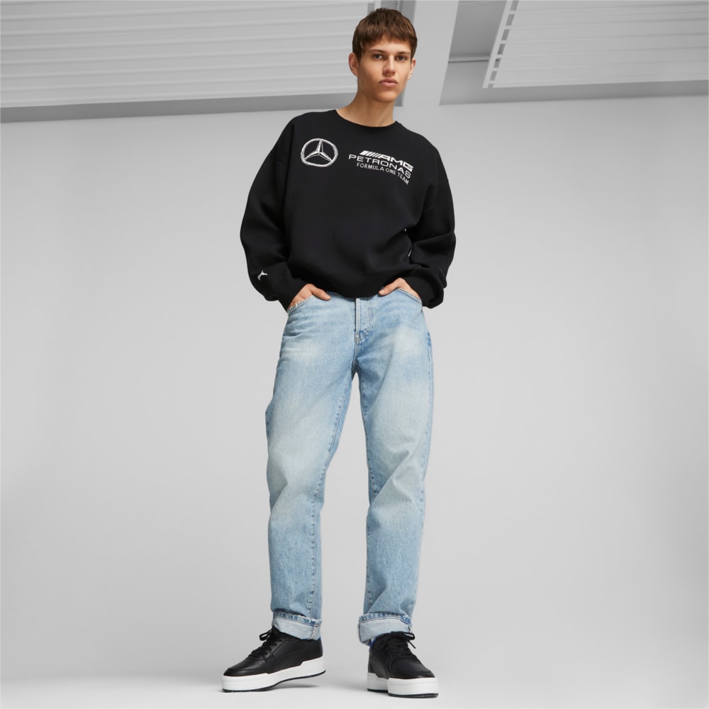 Image Puma Mercedes-AMG PETRONAS Statement Men's Knitted Motorsport Sweater #2