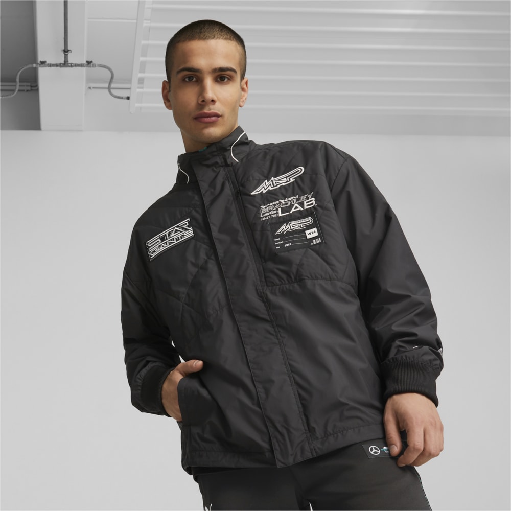 Image Puma Mercedes-AMG Petronas Motorsport Garage Crew Men's Jacket #1