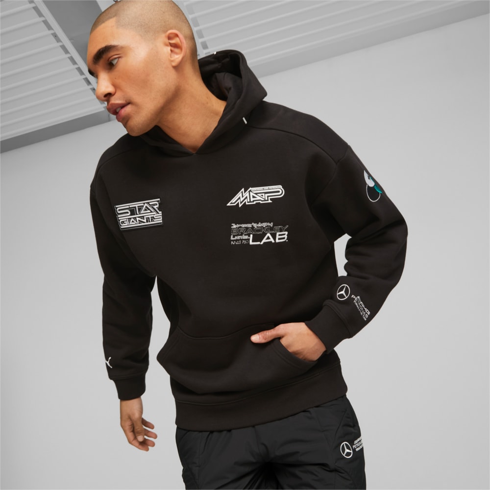 Зображення Puma Худі Mercedes-AMG Petronas Motorsport Garage Crew Hoodie #1: Puma Black