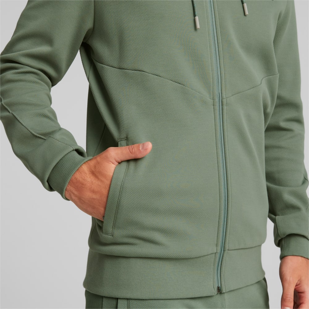 Изображение Puma Толстовка Mercedes-AMG PETRONAS Men’s Motorsport Hooded Sweatshirt #2: Eucalyptus