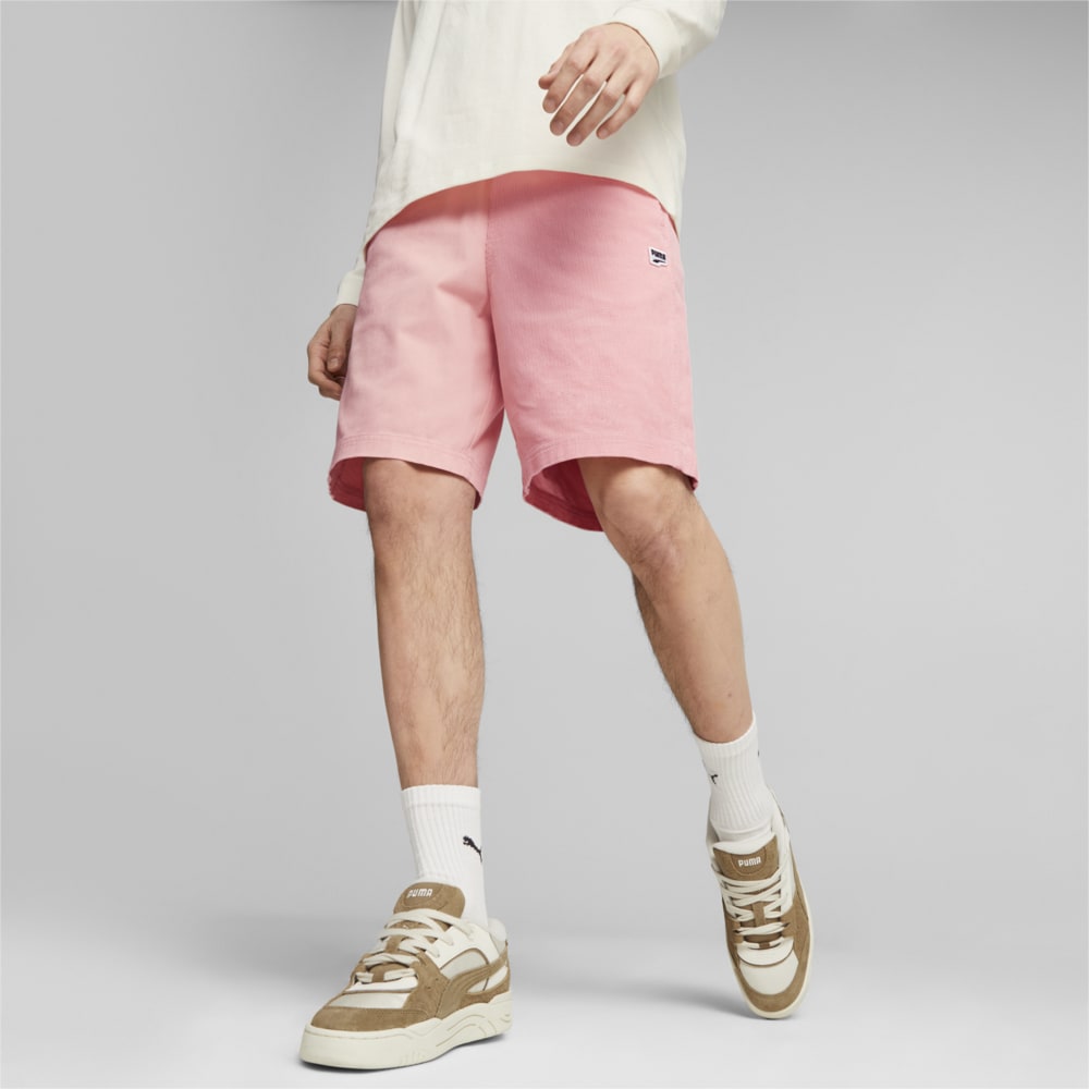 Downtown Men's Relaxed Corduroy Shorts | Pink | Puma | Sku: 621288_63