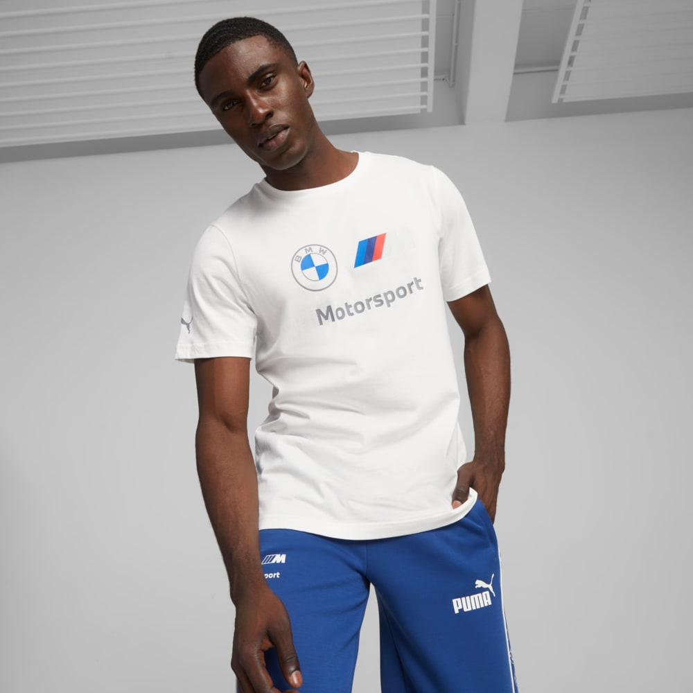 Зображення Puma Футболка BMW M Motorsport ESS Logo Tee #1: Puma White