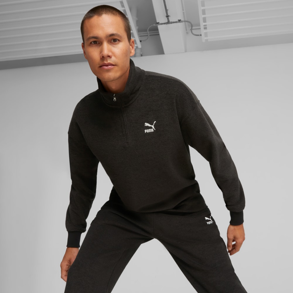 Puma men's quarter zip clearance