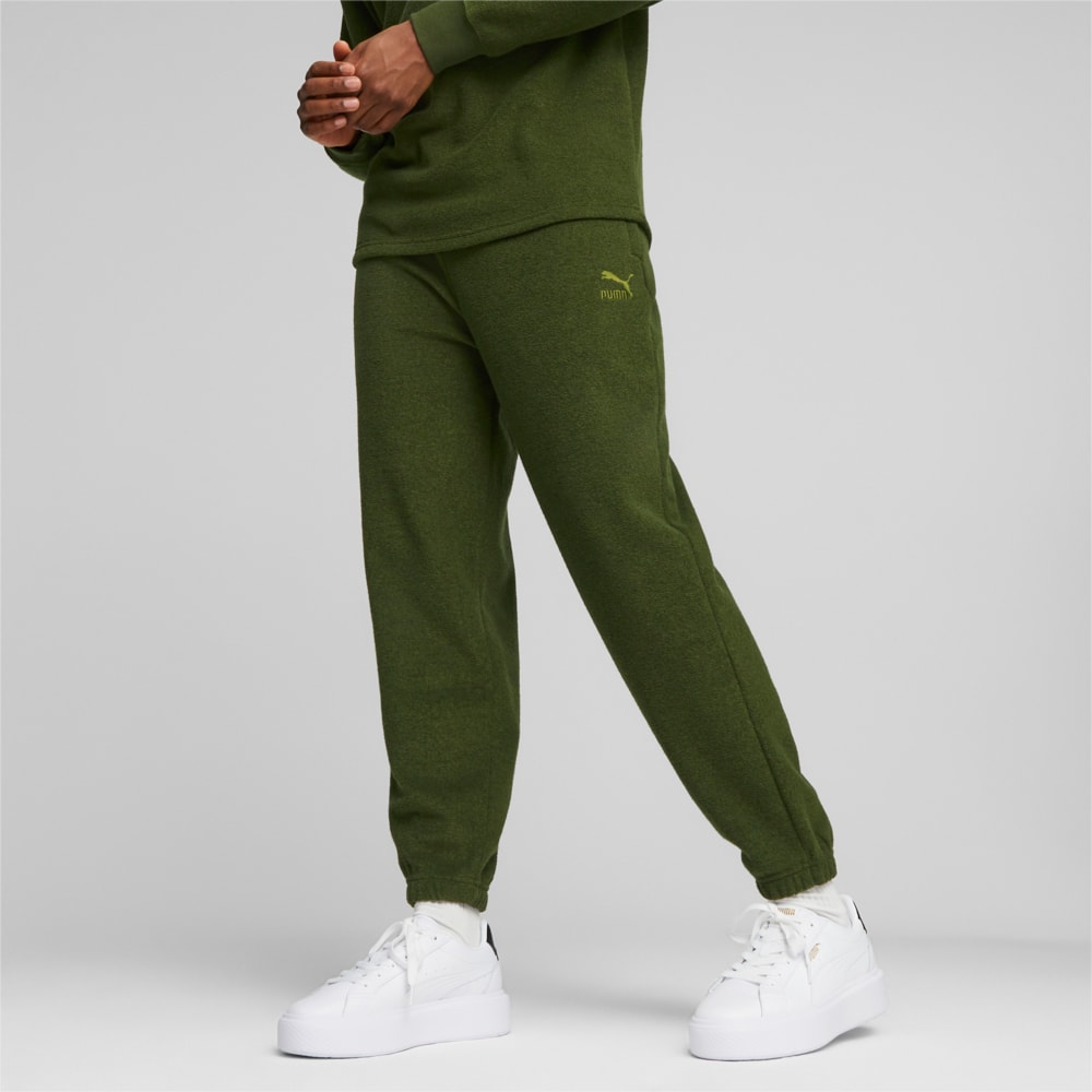 Изображение Puma Штаны CLASSICS Men's Fleece Sweatpants #1: Myrtle