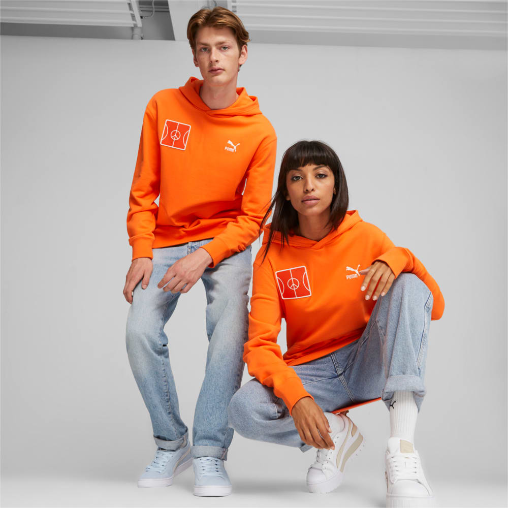 Puma orange sweatshirt clearance