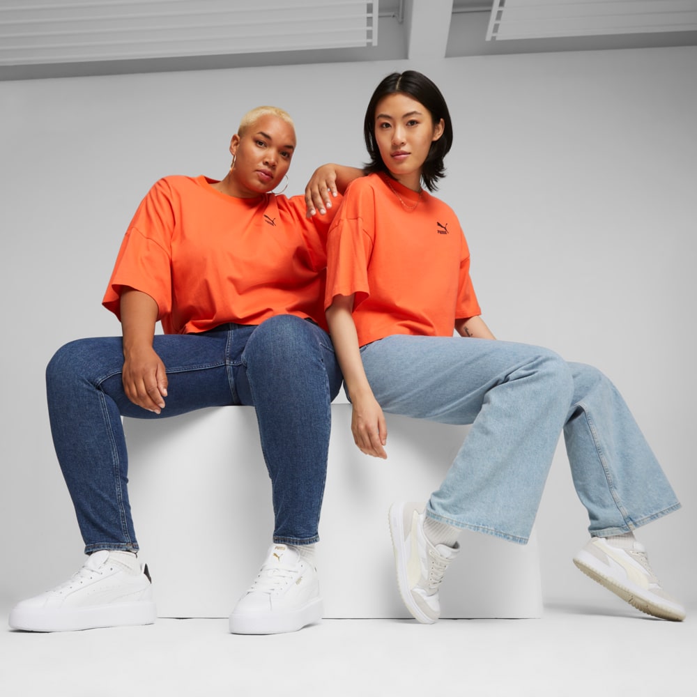 CLASSICS Women's Oversized Tee | Orange | Puma | Sku: 621381_60