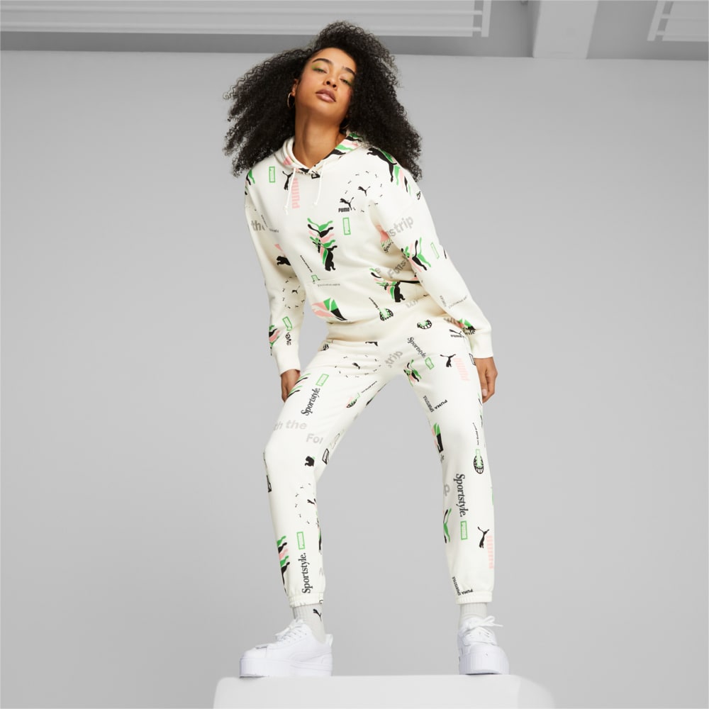Image Puma Classics Printed Women's Sweatpants #2