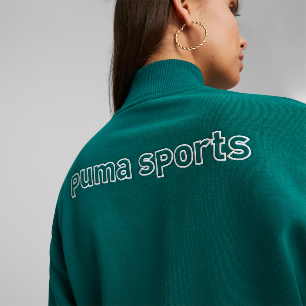 Image PUMA Moletom PUMA TEAM Half-Zip Feminino #2