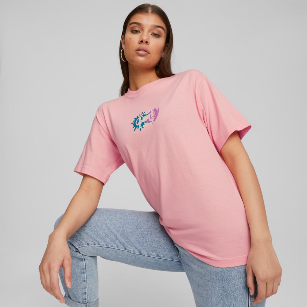 Зображення Puma Футболка DOWNTOWN Women’s Graphic Tee #1: Peach Smoothie