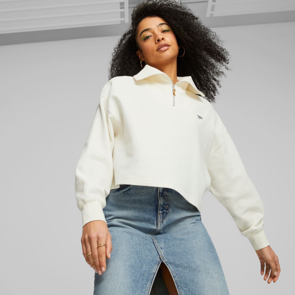 Image Puma DOWNTOWN Women's Half-Zip Sweatshirt #1