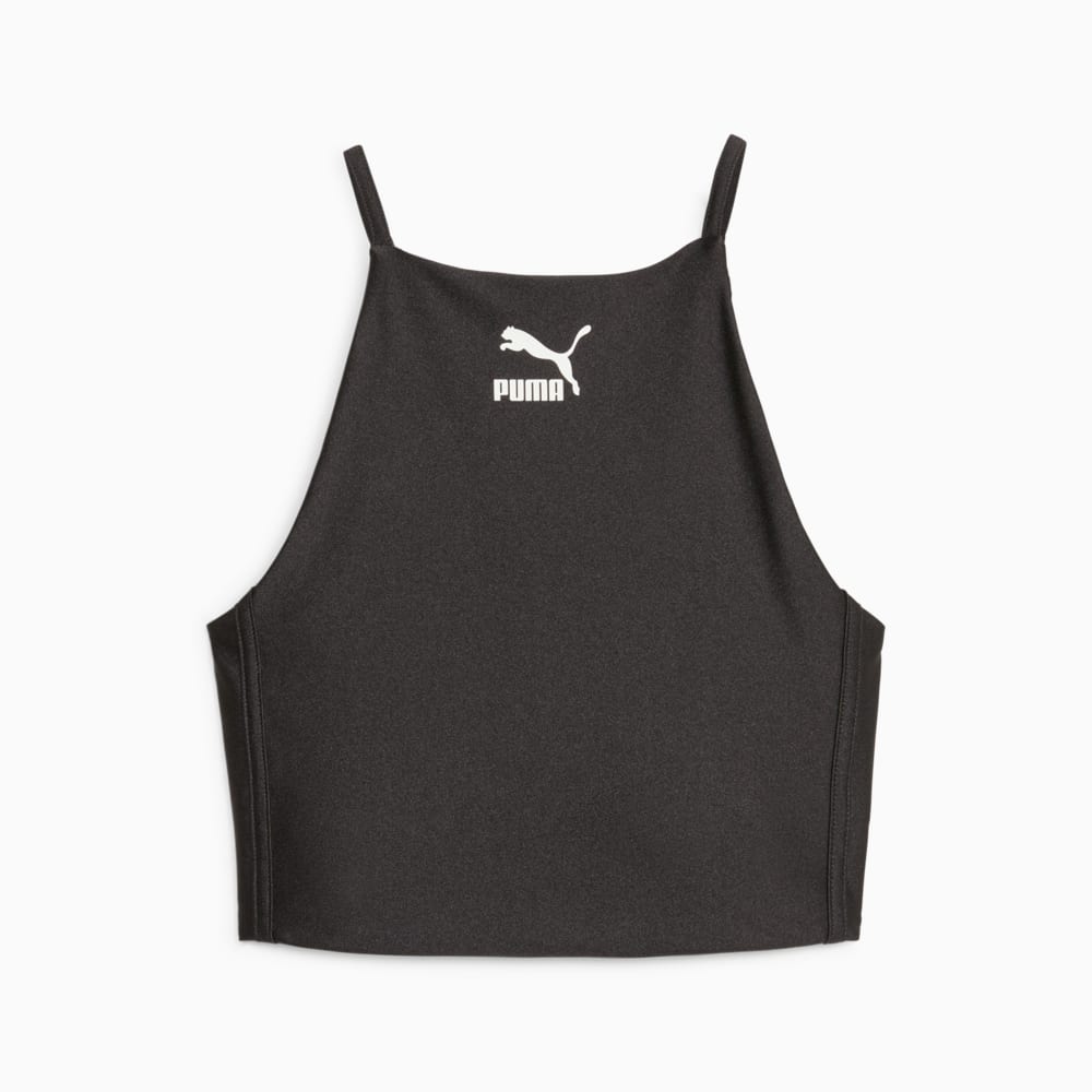 Puma black crop best sale top