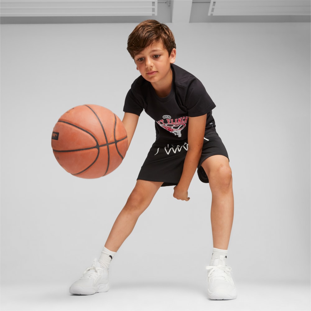 Зображення Puma Дитяча футболка Basketball Graphic Youth Tee #2: Puma Black