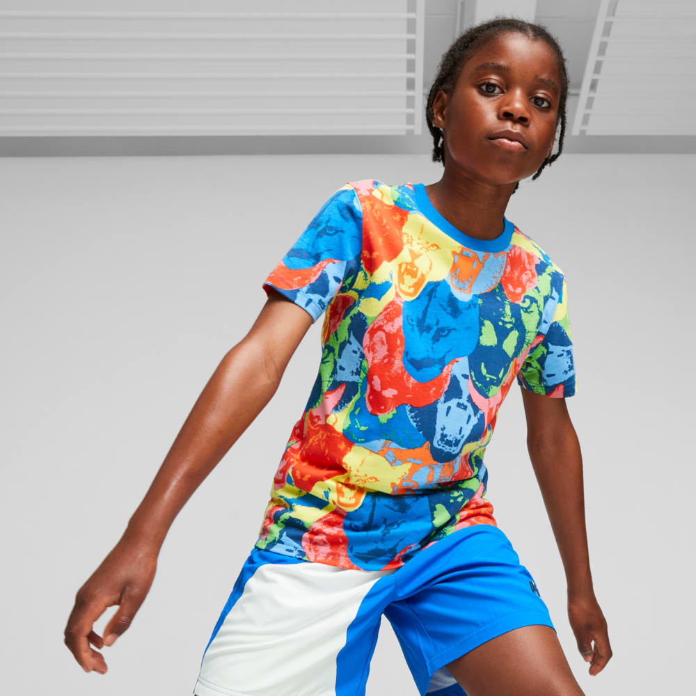 Image Puma Basketball Printed Youth Tee #1